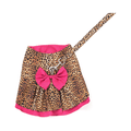 Leopard In Pink Dog Harness Dres