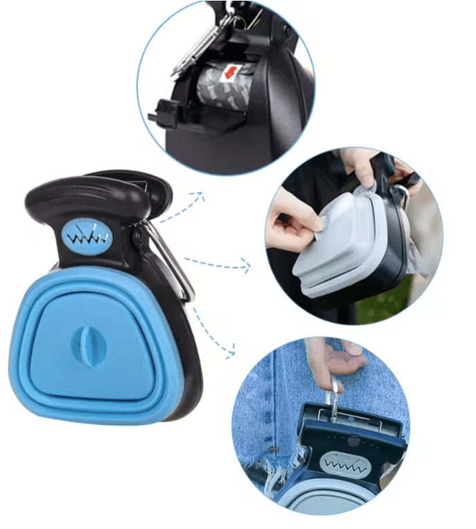 Portable Dog Poop Scooper with Waste Bag