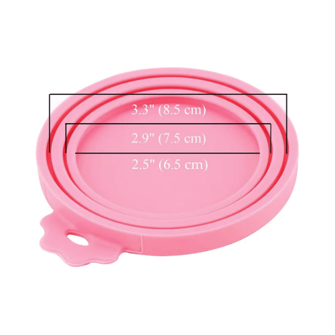 Silicone Pet Food Can Covers with Matching Spoon