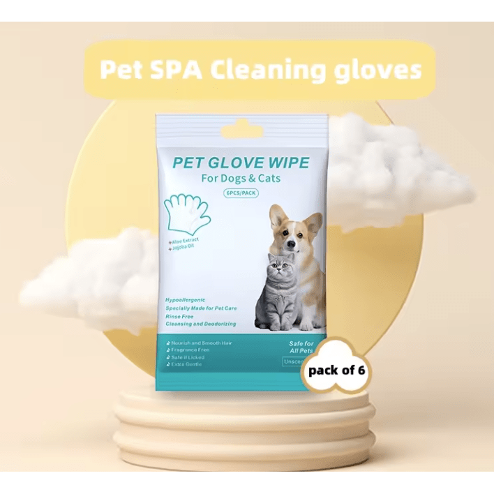 Snoweys Hypoallergenic Pet Grooming Gloves for Dogs and Cats