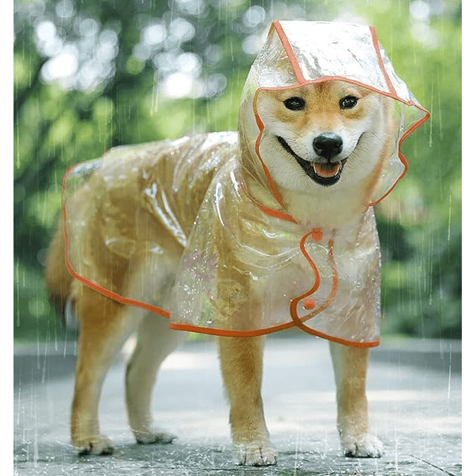 Snoweys Transparent Dog Rain Coats